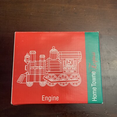 Home Towne Express - 1998 Edition Train Engine JC Penny Christmas Village - NIB 