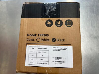 Toast Kitchen Printer TKP300 , black, new in original packaging