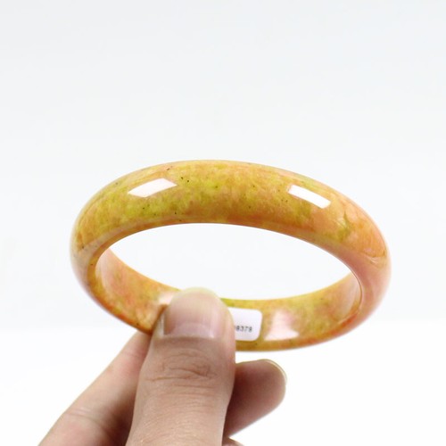 65mm Chinese 100% Nature New Brown Red Xiuyu Jade Gems Bangle Bracelet j7555 - Picture 2 of 10