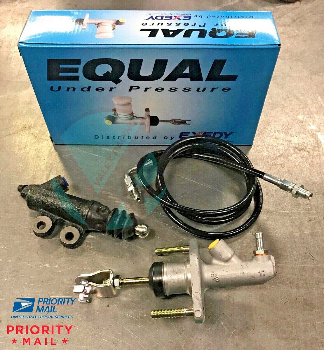 Exedy Master & Slave Cylinder & Stainles Clutch Line Kit For 94-01