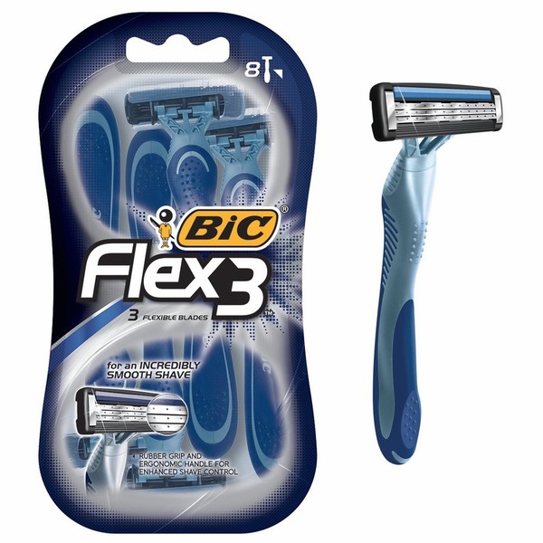 BIC Flex 3 Disposable Razor Men 8 Count for sale online eBay