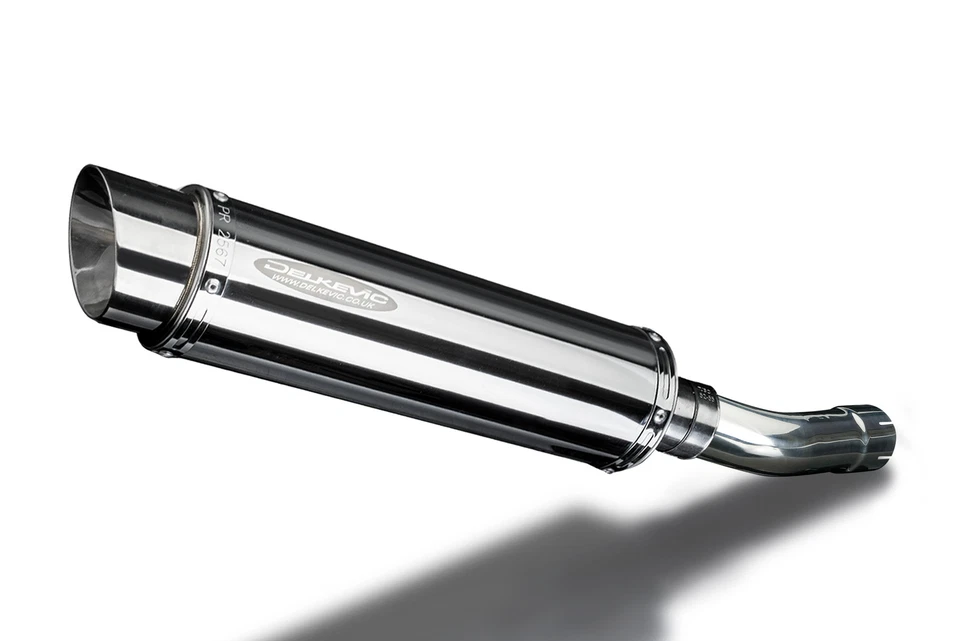 Suzuki GSF1250 Bandit 2007-2016 Slip On 14" Kit Silenciador de escape redondo de acero inoxidable Foto 2 de 4