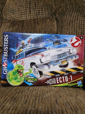 Ghostbusters Ecto-1 Action Vehicle Ecto-Stretch Tech w Slimer Hasbro 2024 