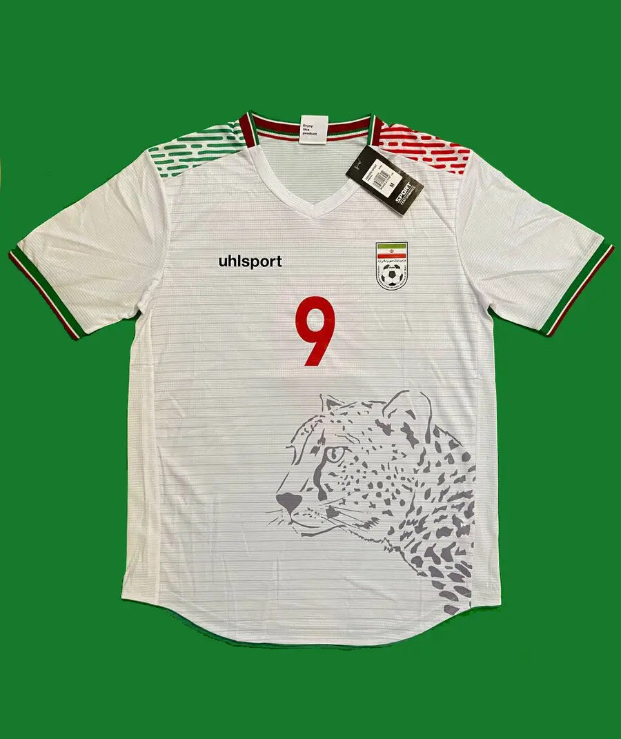 2021 Iran National Team Soccer Jersey Mehdi Taremi #9 White | eBay