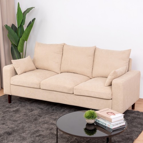 Modern L-Shaped Corner Sofa 2 3 Seater Armchair Couch With Footstool - Picture 61 of 411