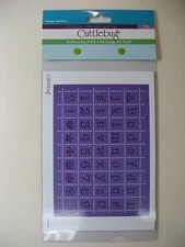 CUTTLEBUG PERFORATED POSTAGE ALPHABET DIECUT/EMBOSSER 