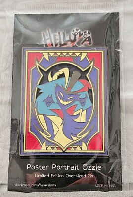 Ozzie Poster Porträt Pin Helluva Boss 