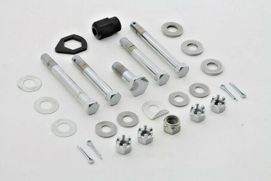 Kit de ferragens de montagem em motor Harley FL 41-69 EL cromado superior inferior V-Twin 8164-19 J7 - Imagem 3 de 3