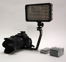 Pro D7500 12 LED video light EN-EL15 battery for Nikon D7500 D7200 D7100 D7000