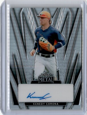 2024 Leaf Metal Prismatic Silver Kenedy Corona Auto 1/35 (B74) Astros