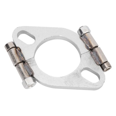 2.0'' 51mm Exhaust Flange Flat Oval Split Two bolts Repair Replacement USA
