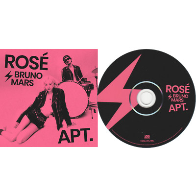 Rosé & Bruno Mars: Apt. CD Single - UK 1-Track CD Single im Kartenschuber