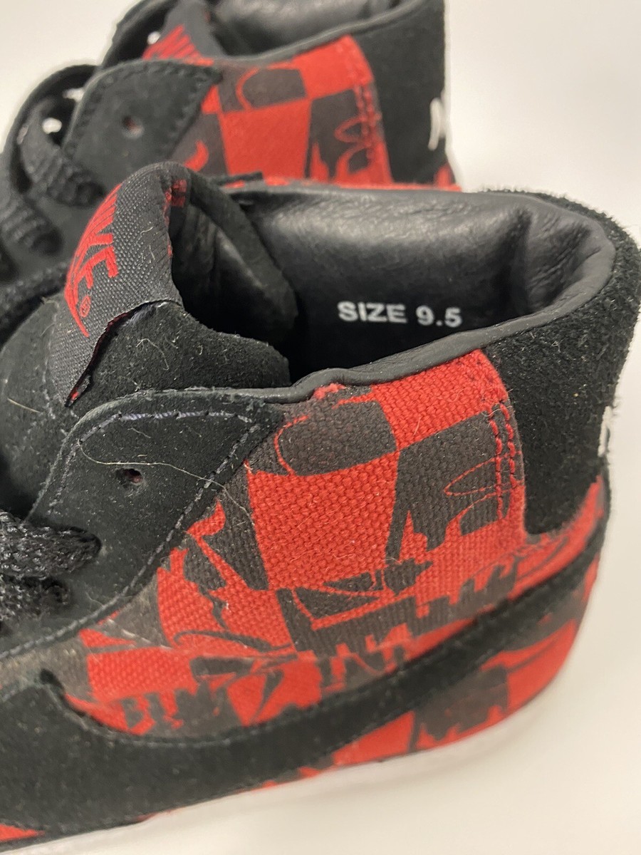 Nike x Stussy x Neighborhood Blazer High (Boneyards) Red Nike x Stussy x Neighborhood Blazer High (Boneyards) Red