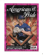 BRYANT PACKARD 2019 DONRUSS AMERICAN PRIDE PINK FIREWORKS #AP11