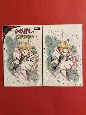 King In Black: Gwenom Vs Carnage #3  Peach Momoko Trade/virgin Set.