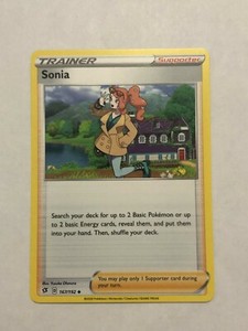 sonia pokemon card value Sonia Pokemon Card