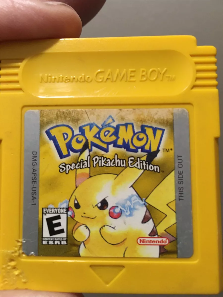 Pokémon Yellow Version: Special Pikachu Edition, Game Boy