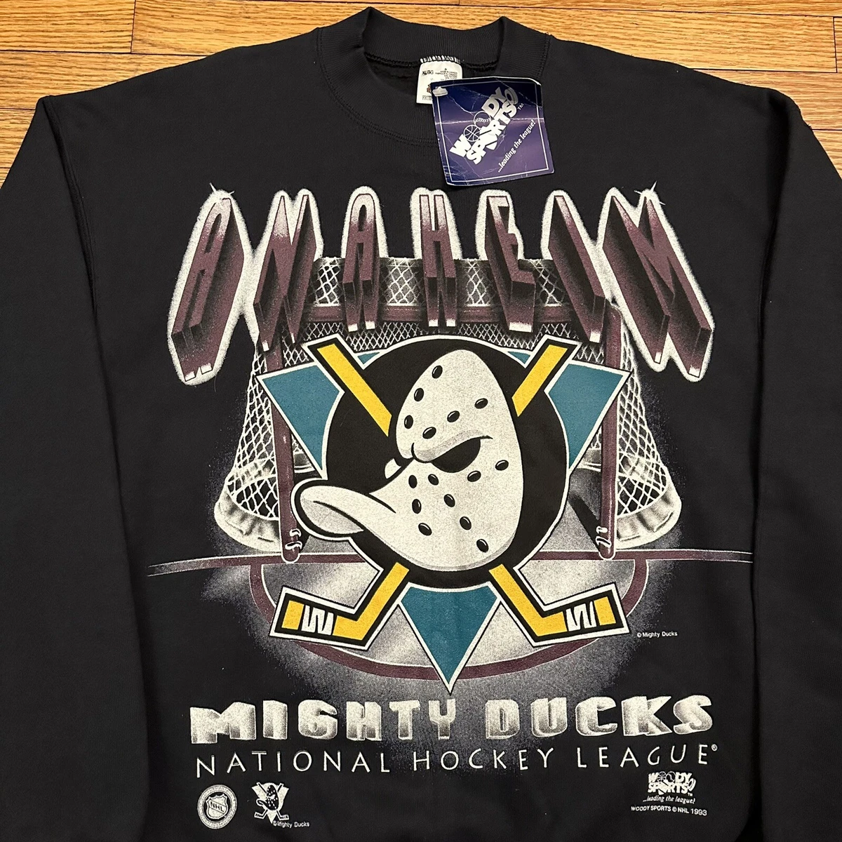 NWT Vintage 1993 Anaheim Mighty Ducks Sweatshirt Size XL Men NHL RARE NEW |  eBay