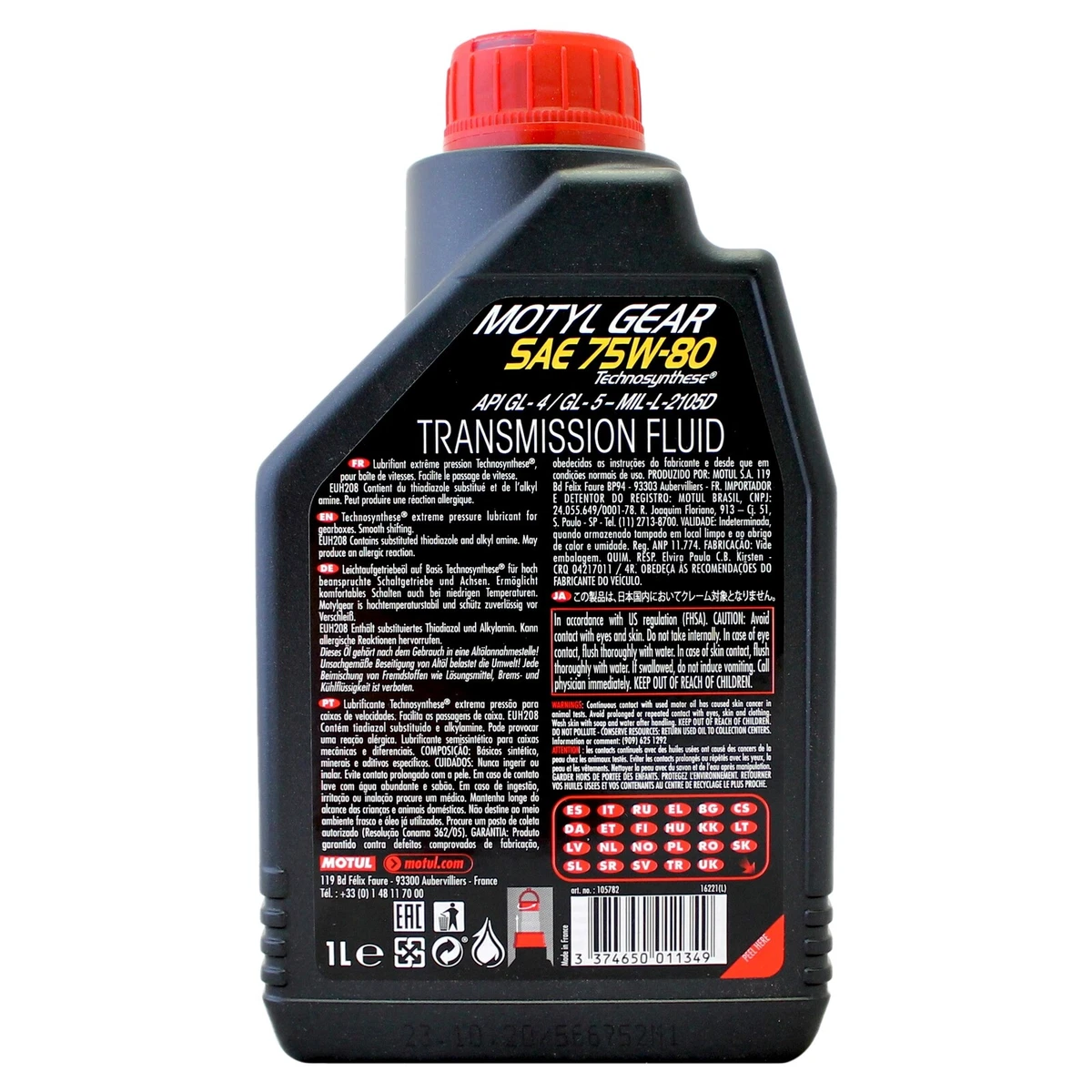 BMW Gearbox Fluid MTFLT2 SAE 75W80 Motul Motylgear, 58 OFF