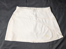 Adidas Tennis Skirt Women's Medium Off White Clima 365 Skort Stretch