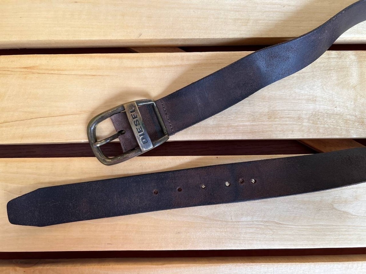 archive 00’s DIESEL leather belt star archive 00's DIESEL leather belt star - メルカリ