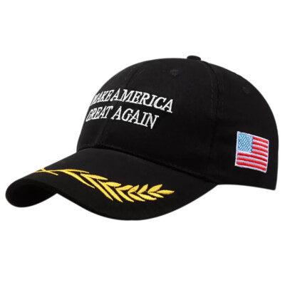Donald Trump 2024 MAGA Hat Cap Black USA KAG Make Keep America