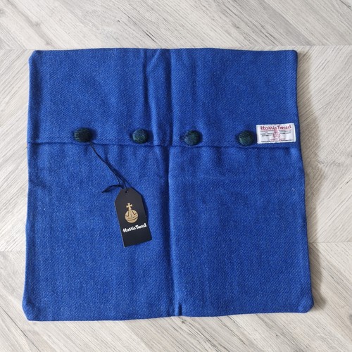2 x Harris Tweed Blue, Green & Red Cushion covers NEW with tags. BEAUTIFUL - Picture 8 of 11