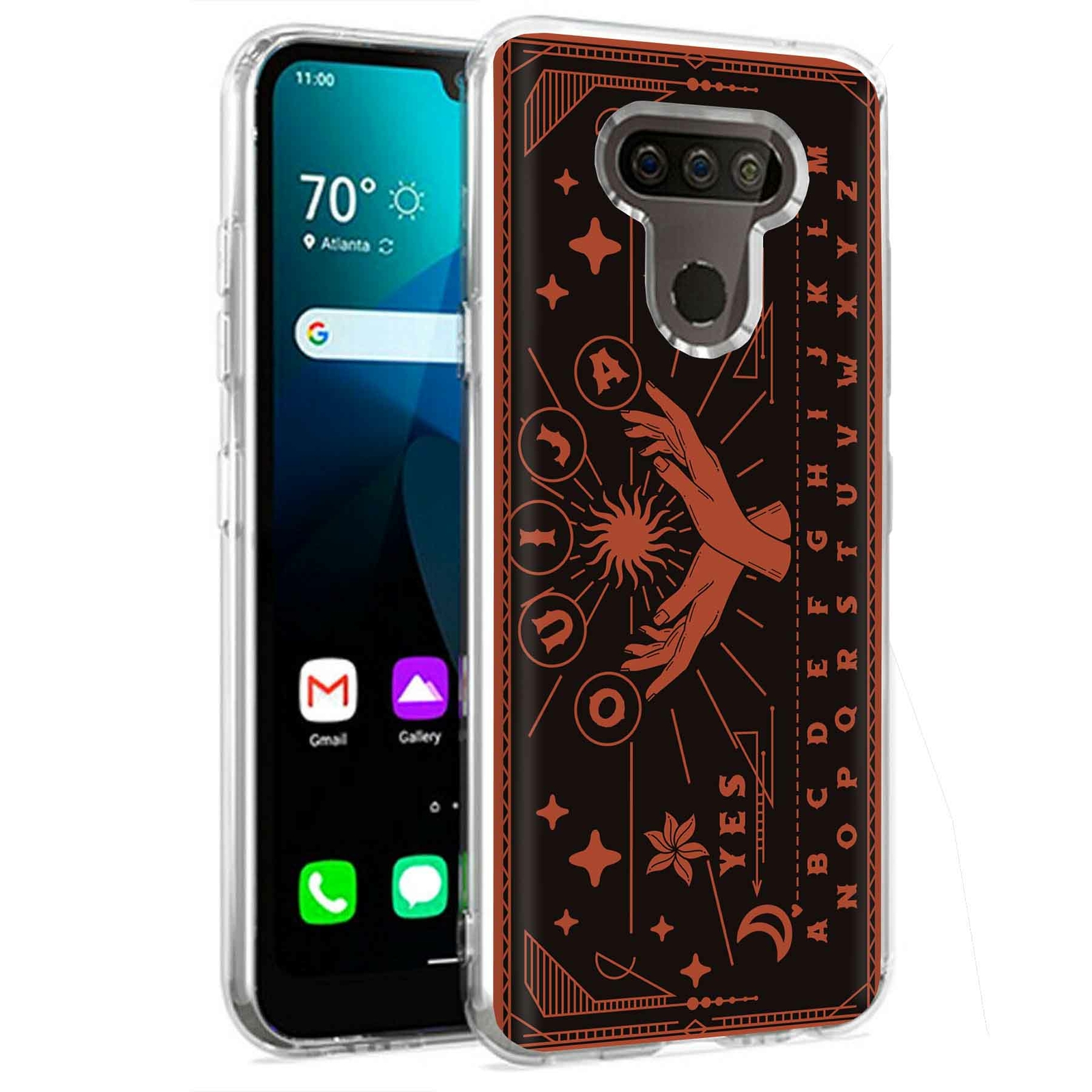 Phone Case for LG Harmony 4,Premier Pro Plus,K41, Ouija Board 1 Print