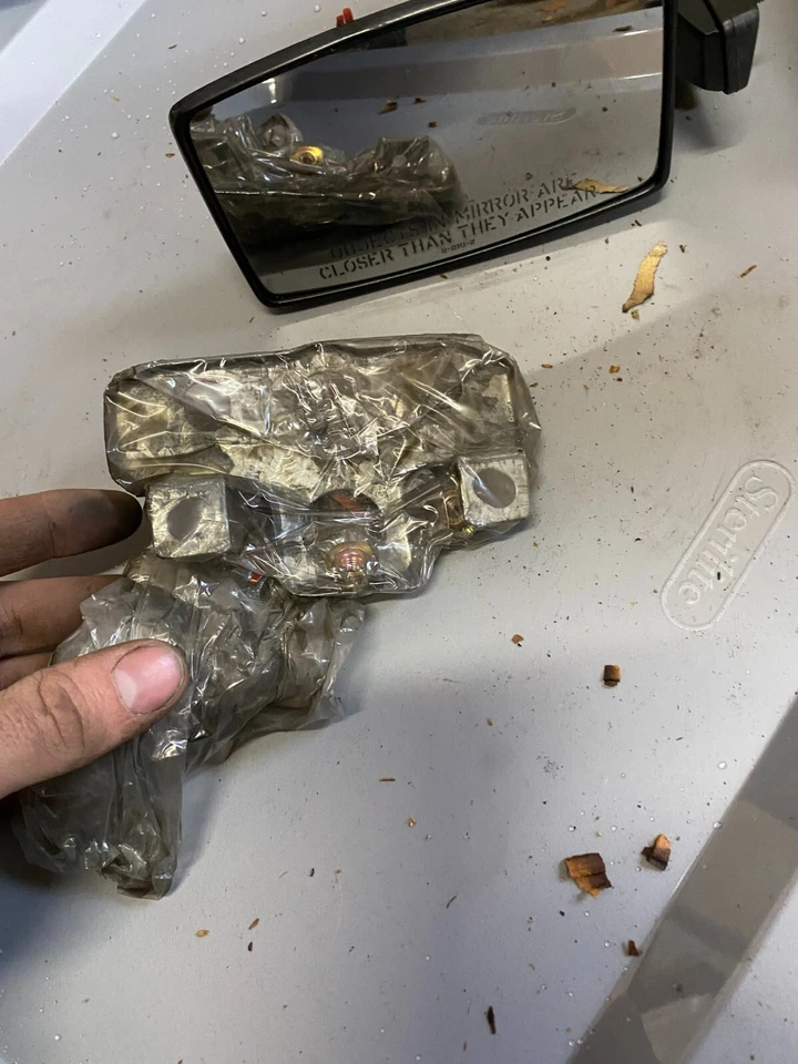 1981-1985? Conjunto de espejo retrovisor puerta retrovisor lateral Ford Escort Mercury Lynx exterior nuevo de stock Foto 2 de 4