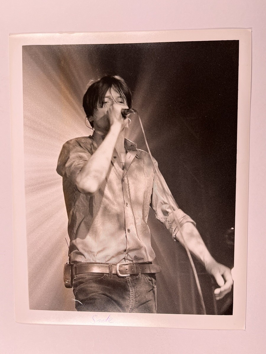 Suede Photo Brett Anderson Original Black And White Press
