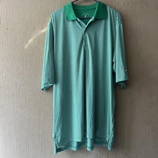 JB Hunt Logo green employee uniform company Polo Shirt Mens 2X fairway & greene