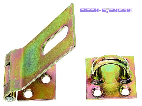 Gah Alberts-348359-Sicherheits-ÜBerfalle, Galvanisch Gelb Verzinkt, 85 X 37 Mm-image