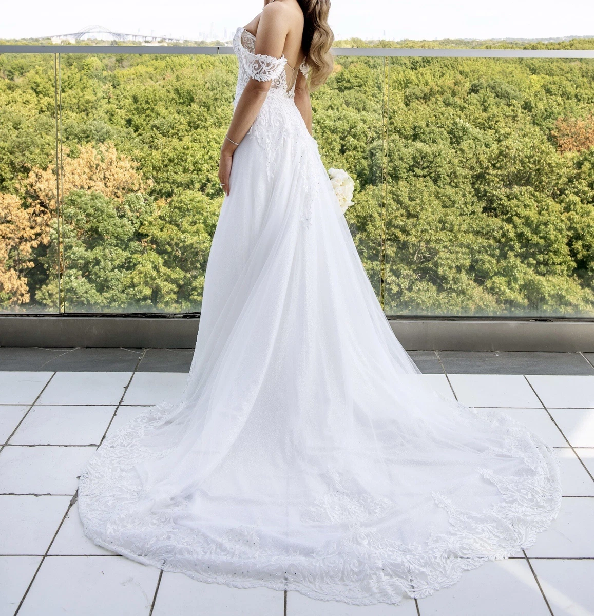 Custom Pnina Tornai Wedding Dress With Detatchable Skirt Wedding