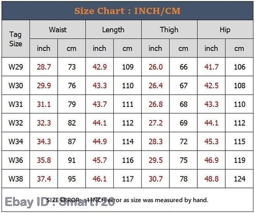 Mens Cotton Workwear Pants Retro Denim Jeans Casual Loose Trousers Overalls HOT - Picture 24 of 33