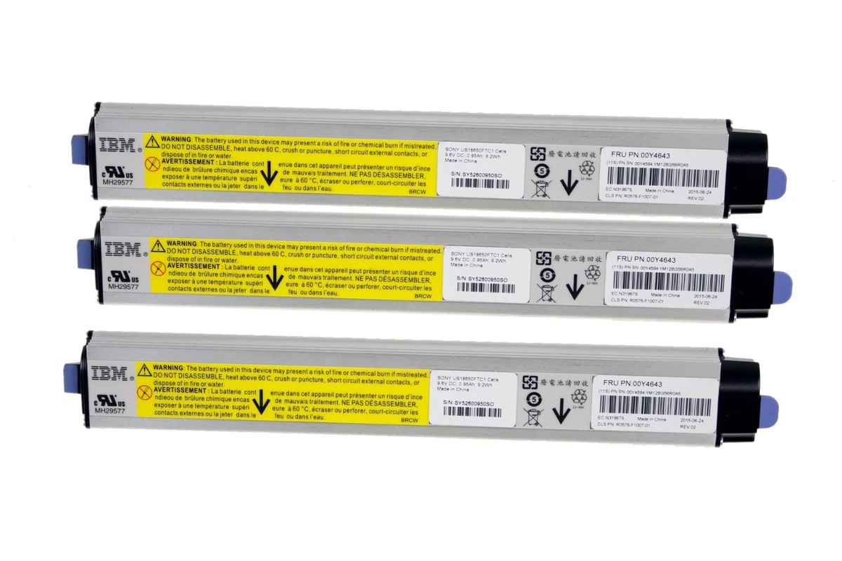 1PC New Original IBM 00Y4643 V3500 V3700 V5000 battery 90Y7689 