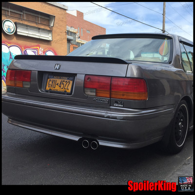 SpoilerKing Rear Roof Spoiler & Trunk Wing Combo 284R/380L Fits: Accord 90-93 4d