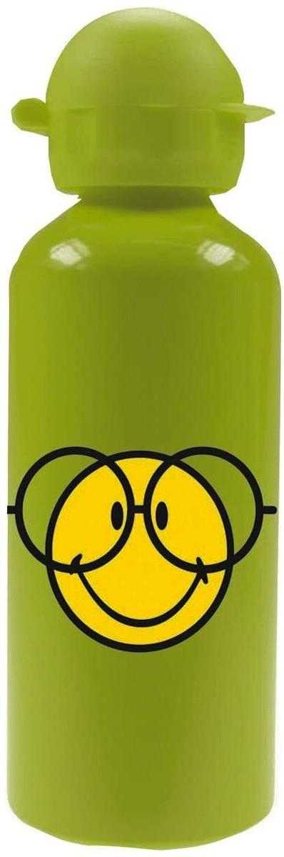 Borraccia In Alluminio Smiley Da 600 Ml - Design Divertente, Colore Fucsia, Lavabile In Lavastoviglie - 2