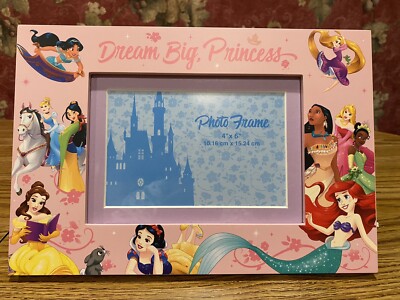 Disney Parks Dream Big Princess Frame Rapunzel Pocahontas Ariel 4