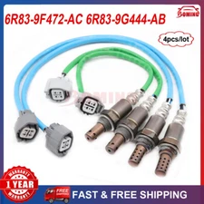 4PCS New Up+Downstream Oxygen Sensor For Jaguar XJR XJ8 Vanden Plas 4.2L 2005-07