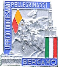 Bergamo Ufficio diocesano pellegrinaggi Spilla religiosa