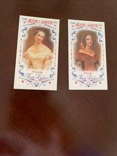 Lot of 2 2015 Topps Allen & Ginter First Ladies - Julia Tyler / Sarah Polk - MT