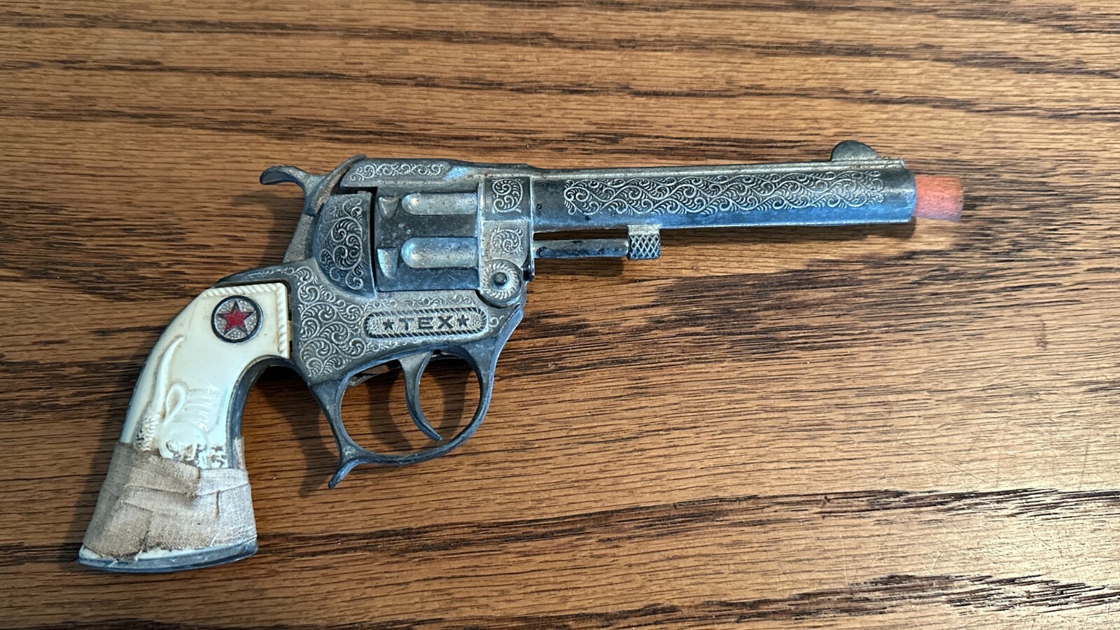 Vintage Hubley Tex Toy Cap Gun eBay