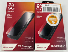 ZAGG Invisible Shield 3x Stronger For Iphone 15 Pro - 2 Pack