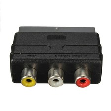 Adapter for TV DVD SCART Cable Audio Video Accessories Adapter SCART Converter