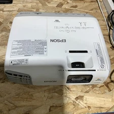 Epson PowerLite 98H Projector H687A 4,100 Lamp Hours Used & Remote