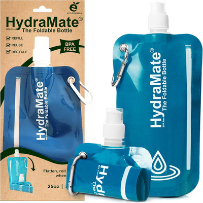 Faltbare Trinkflasche 750Ml Wiederverwendbare Faltbare Wasserflasche. Zusammenkl
