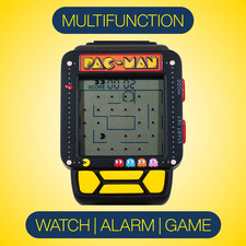 Pac-Man Gaming Watch Retro Wrist Watch with Built-In Game. - Additional Image 3