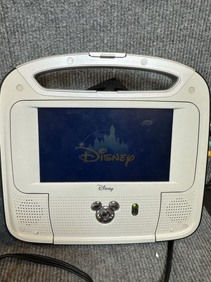 Vintage Disney Dual Screen DVD Player Portable D7500PDD 2007