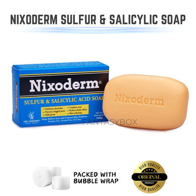 1 x 100g NIXODERM Schwefel & Salicylsäure Seife bei Akne & häufigen...