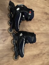 Rollerblade Inline Skates Herren ABEC 5 Gr. 44 Schwarz Blau